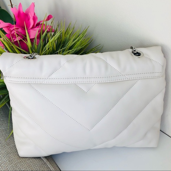 ZARA | Quilted cream bag - Picture 7 of 12